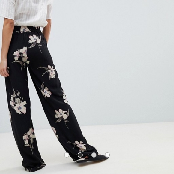 ASOS Pants - ASOS Vila Floral Wide Leg Pant